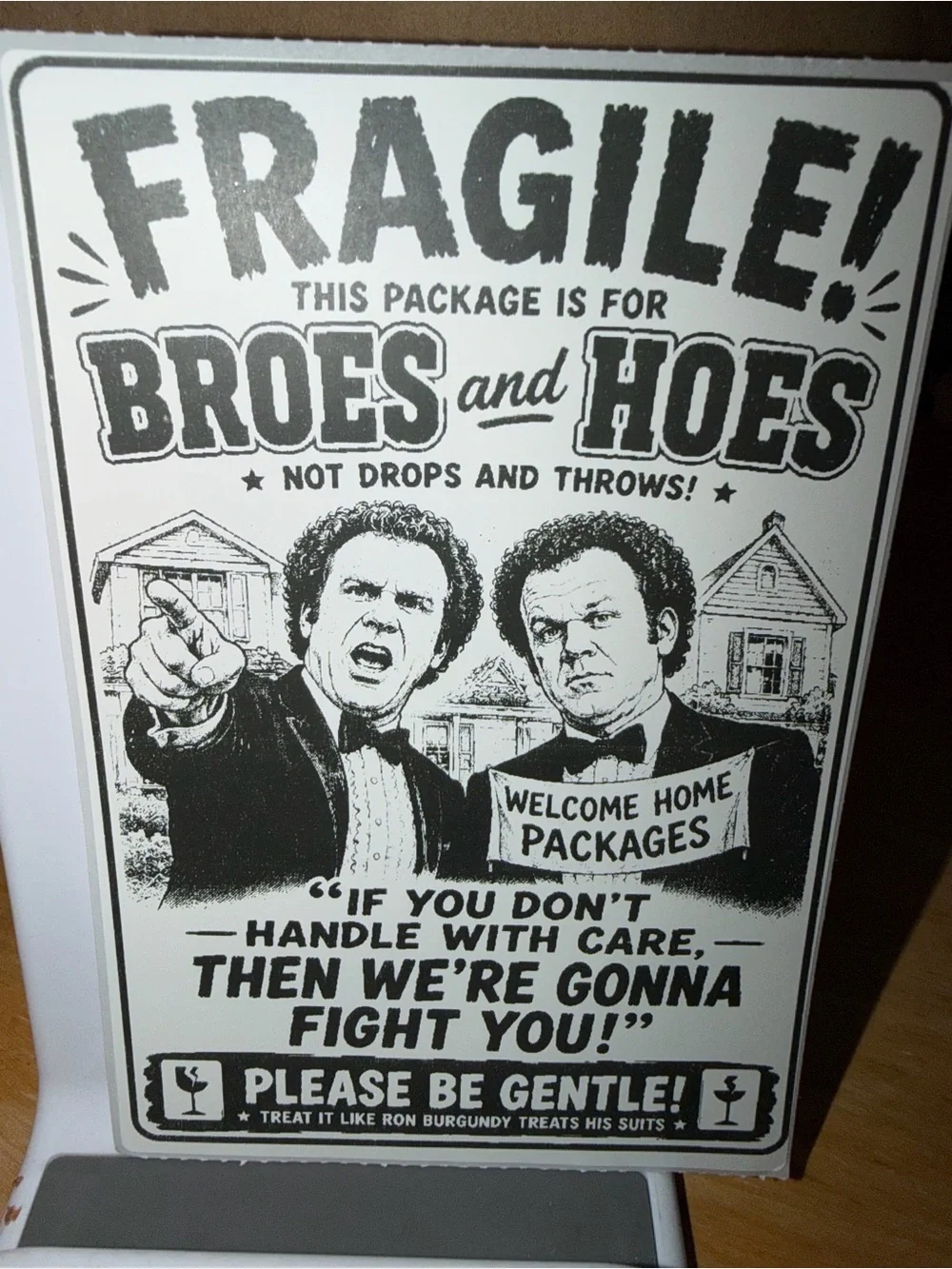 Fragile Step Brothers 50 count 4x6